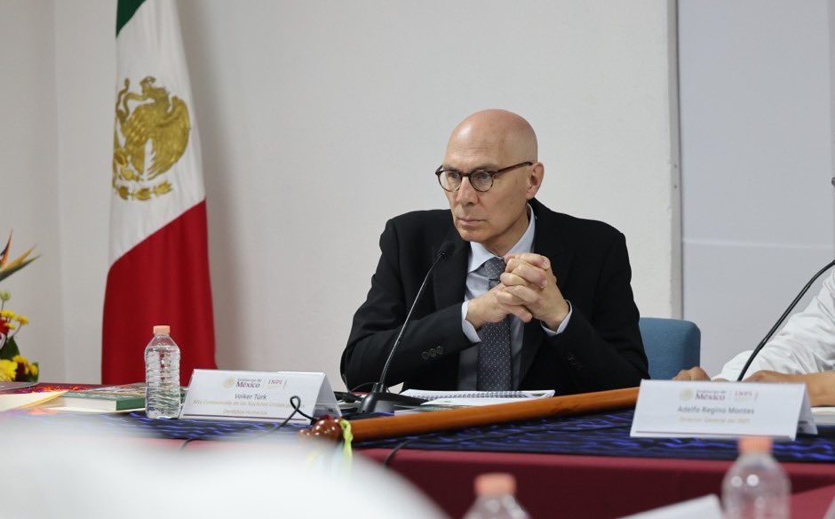 Sheinbaum se reúne con alto comisionado de la ONU; Grynspan cierra fase de candidaturas a secretaría general