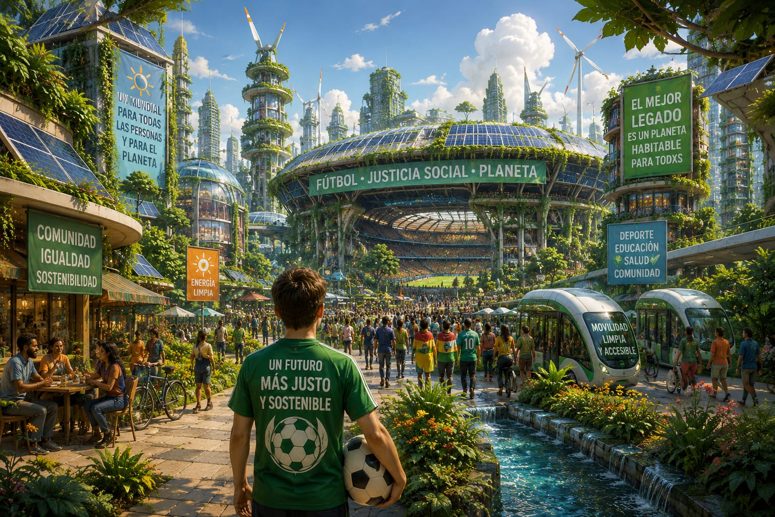 El Mundial que merecemos: fútbol, justicia social y futuro SOLARPUNK