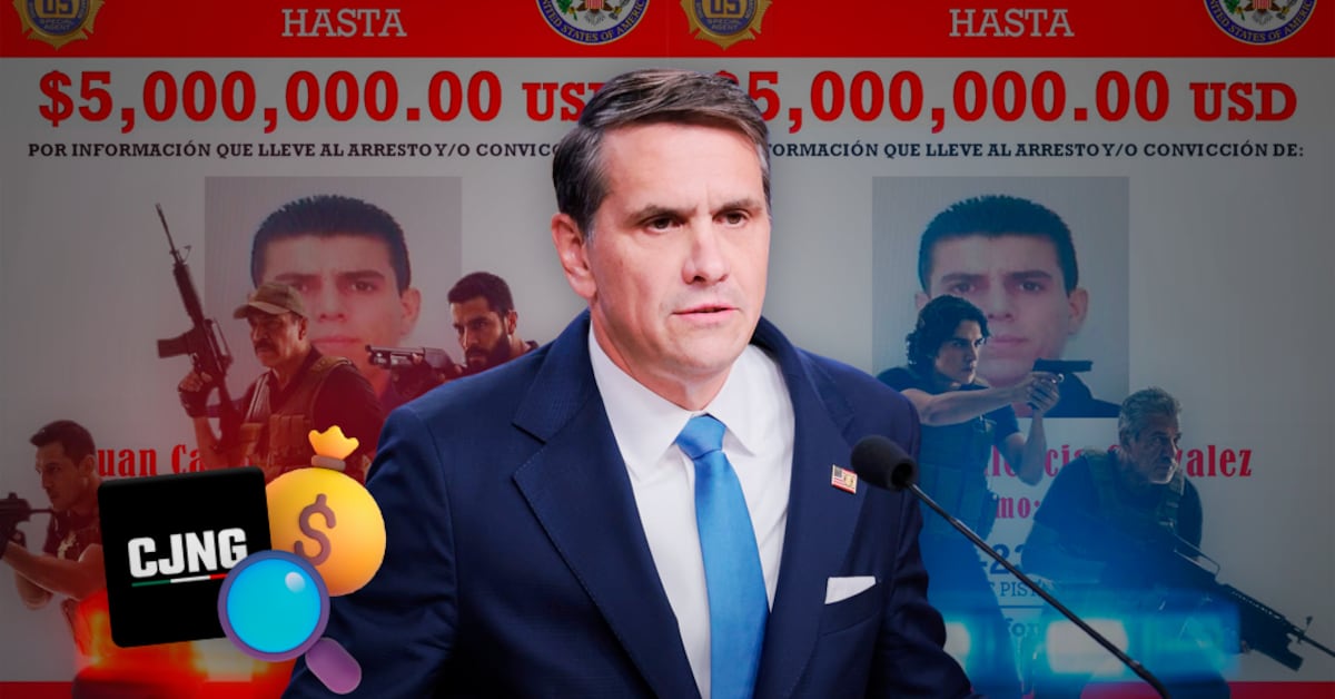 EE.UU. ofrece más de 100 mdd por cinco líderes del CJNG e identifica a nuevo cabecilla
