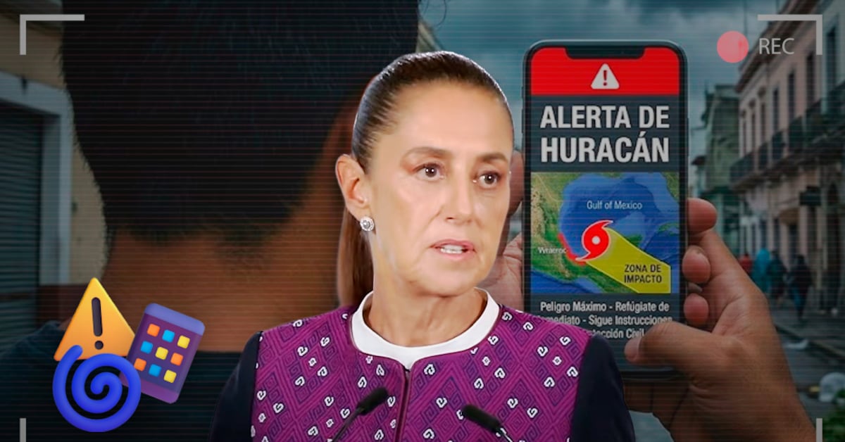 Sheinbaum anuncia nuevo sistema de alerta de huracanes vía celular ante temporada ciclónica intensa